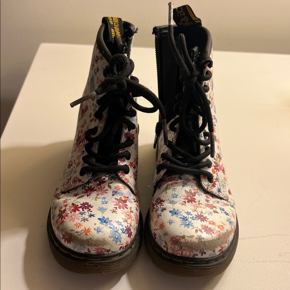 Dr. Martens Multicolor Floral Boots
